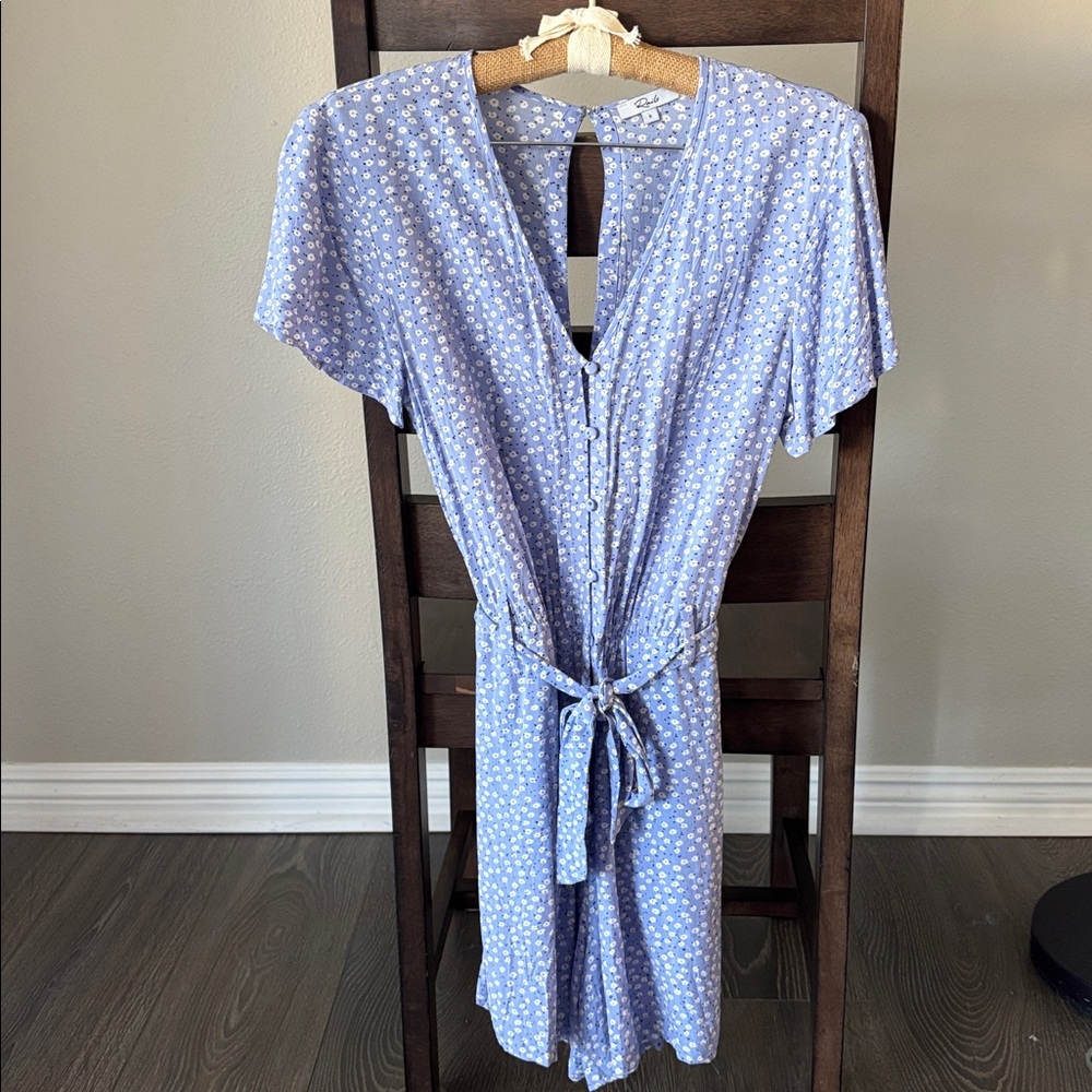 Rails Sophia Romper in Sky Blue Daisies Size Small - Picture 2 of 7